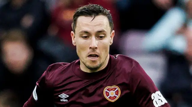 Hearts winger Barrie McKay