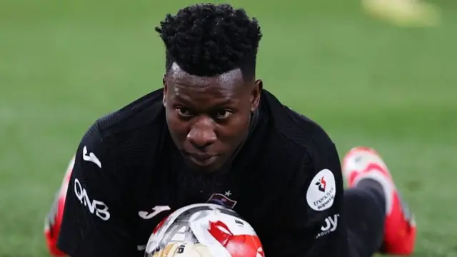On-loan Trabzonspor goalkeeper Andre Onana