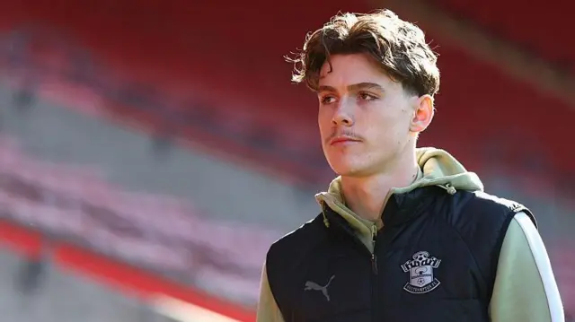 Southampton midfielder Barnaby Williams