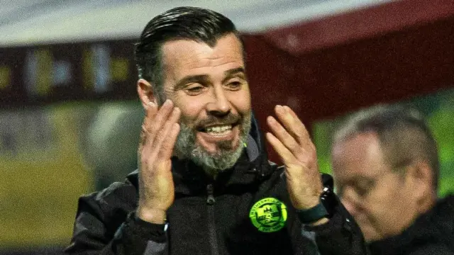 Motherwell Manager Stuart Kettlewell during a William Hill Premiership match between Motherwell and St Johnstone at Fir Park