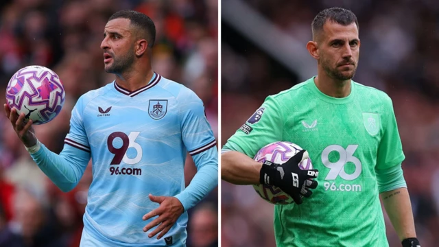 Kyle Walker and Martin Dubravka