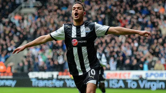 Ben Arfa in action for Newcastle 
