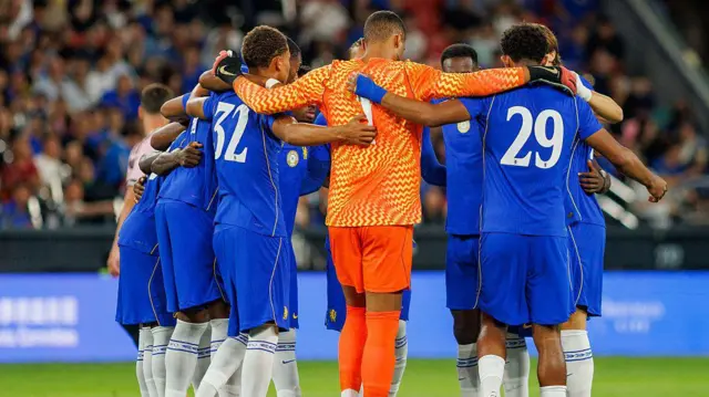 Chelsea squad poses for photos prior to the Chelsea v Juventus - Pre-Season Friendly at the Kai Tak Stadium on August 5, 2026 in Hong Kong, China
