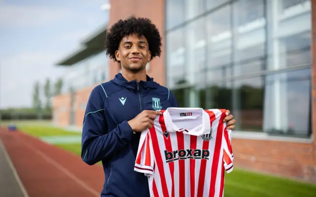 Stoke City defender Jaden Dixon