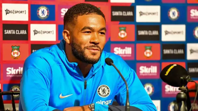 Reece James #24 of Chelsea FC at Levi's Stadium on July 23, 2024 in Santa Clara, California