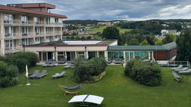 A photo of Steve Hermon's view from West Bromwich Albion's team hotel