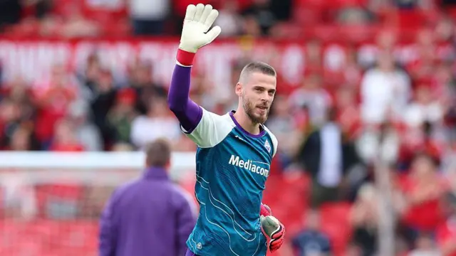 David de Gea playing for Manchester United