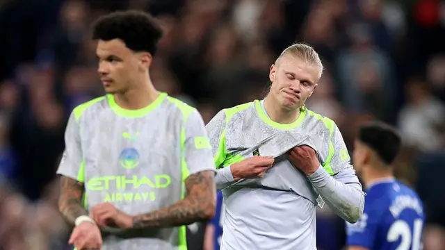 Nico O'Reilly and Erling Haaland