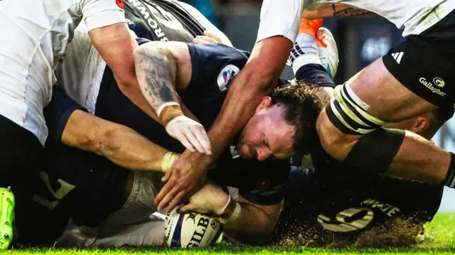 Ashman scored Scotland's first try in the defeat by New Zealand last weekend
