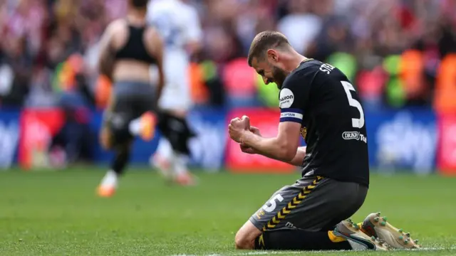 Jack Stephens of Southampton celebrates at full time