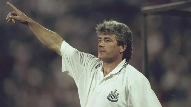 A portrait of Kevin Keegan of Newcastle taken during Newcastle's tour of the far east in 1996