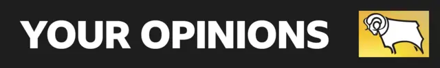 Derby County Your Opinions banner