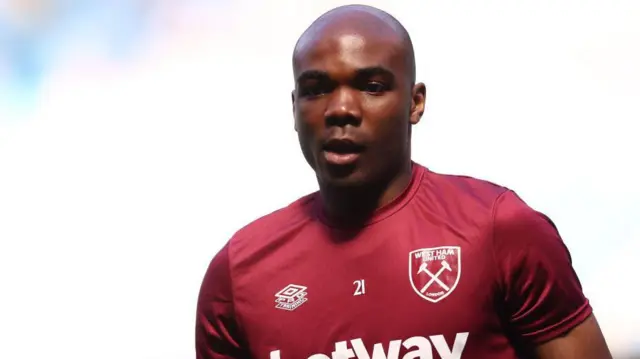 Angelo Ogbonna in West Ham training