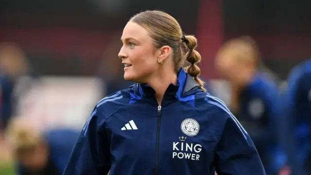 Leicester City midfielder Ruby Mace. 