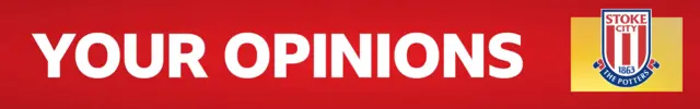 Stoke City Your Opinions banner