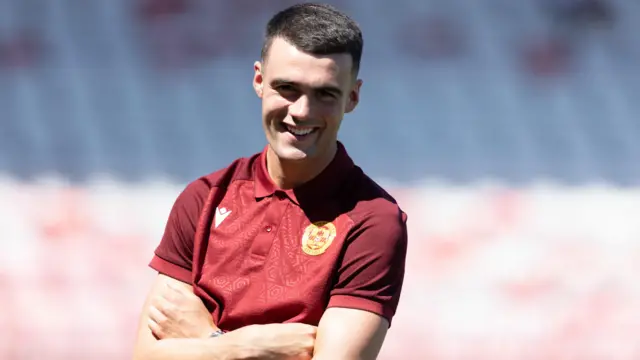 Motherwell midfielder Lennon Miller