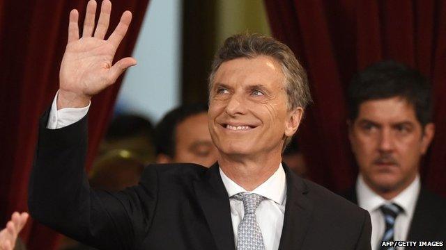 Argentina President Mauricio Macri sworn in