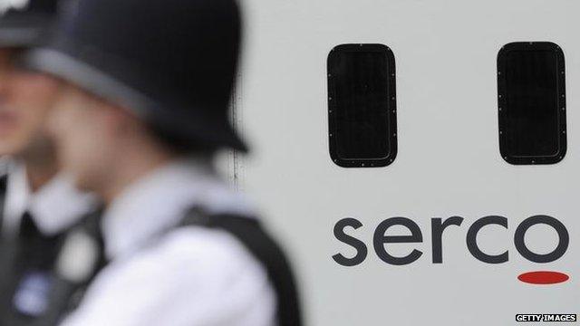 Serco sign