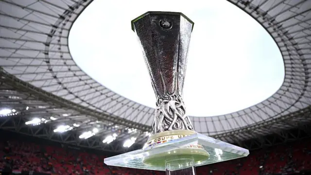 The Europa League trophy