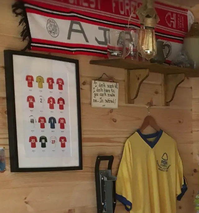 Nottingham Forest scarf from Forest v Ajax