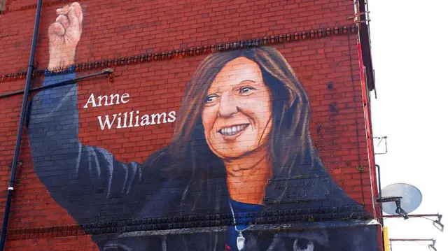 Anne Williams mural in Anfield
