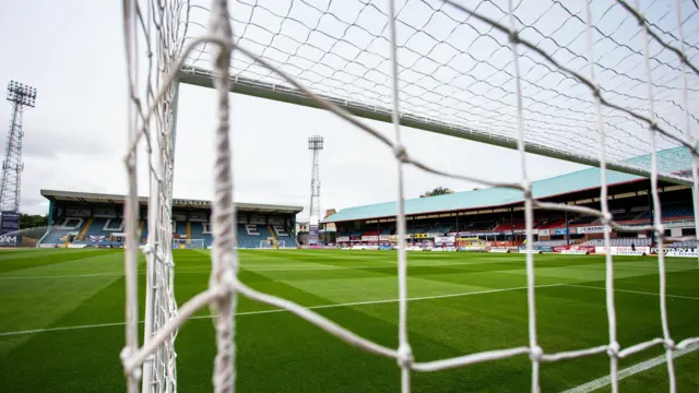 A general view of Dens Park