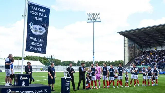 Falkirk are back in the Scottish top flight after a 15-year absence