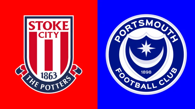 Stoke City host Portsmouth