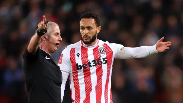 Stoke City's Lewis Baker