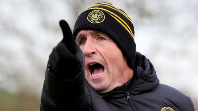 Carrick Rangers manager Stephen Baxter