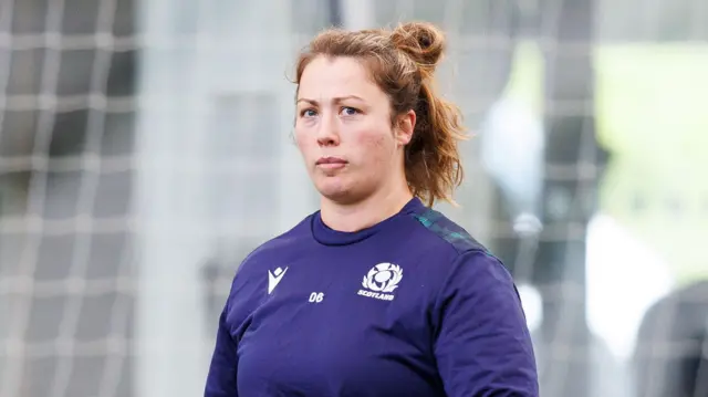 Lisa Cockburn in Scotland training