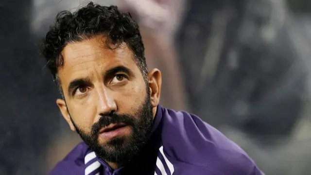 Manchester United head coach Ruben Amorim