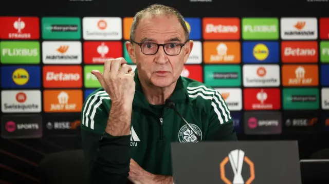 Martin O'Neill in his pre-match press conference