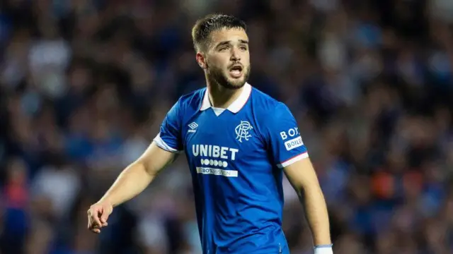 Rangers midfielder Nicolas Raskin
