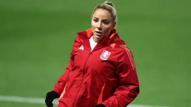 Adriana Leon playing for Aston Villa
