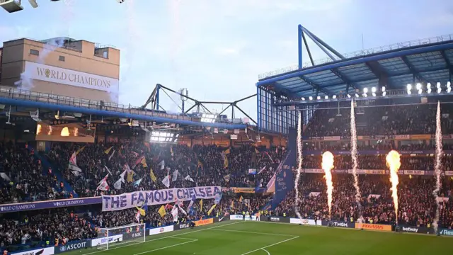 General view inside Stamford Bridge