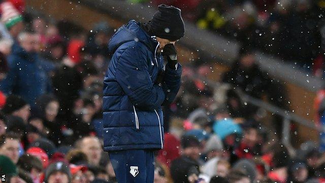 Watford manager Javi Gracia