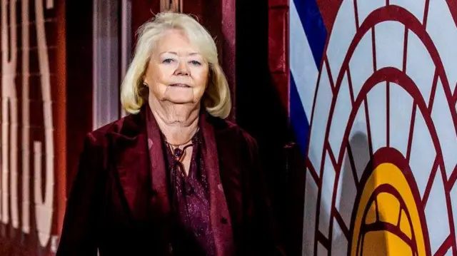 Ann Budge at Tynecastle