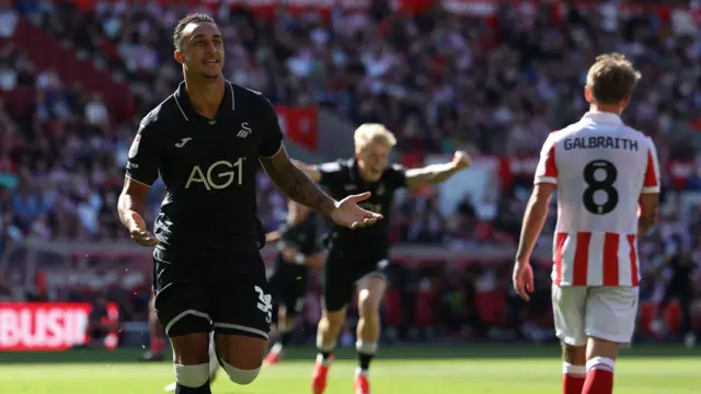 Adam Idah celebrates 