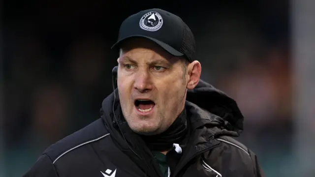 Alex Codling pictured while in charge of Newcastle Falcons 