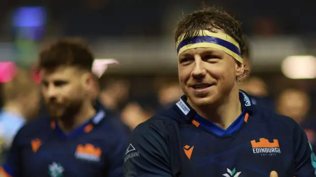 Edinburgh's Hamish Watson during a United Rugby Championship match between Edinburgh Rugby and Glasgow Warriors at Scottish Gas Murrayfield