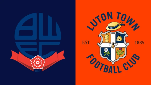 Bolton Wanderers v Luton Town fixture graphic