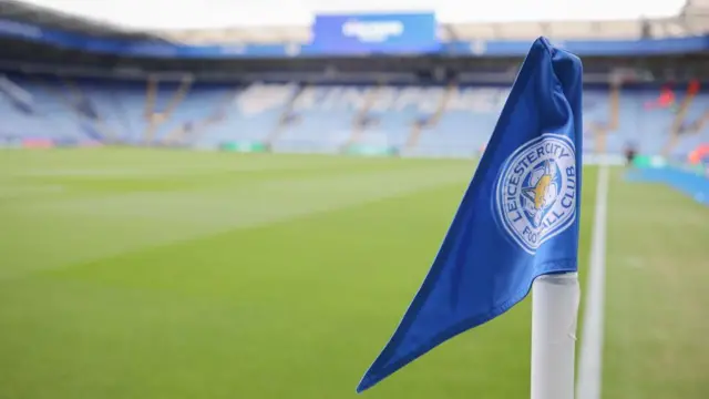 The corner flag at King Power Stadium ahead of the Sky Bet Championship match between Leicester City and Queens Park Rangers at King Power Stadium on March 2, 2024