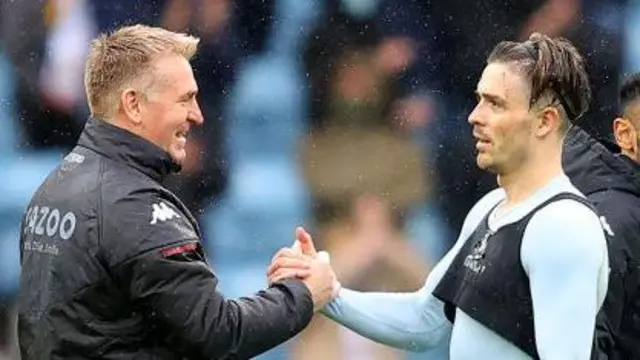 Dean Smith and Jack Grealish