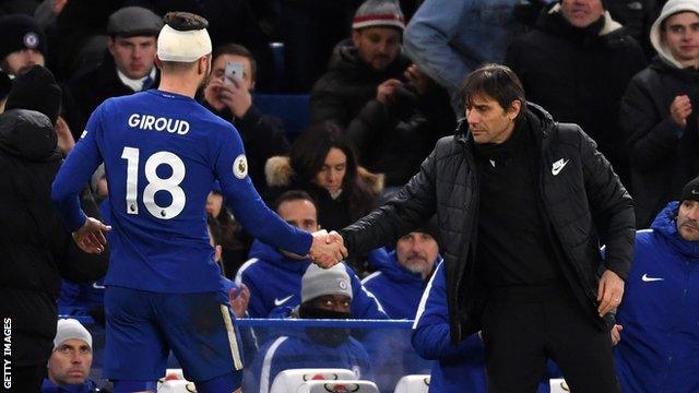 Antonio Conte celebrated his first Premier League home win since 30 December