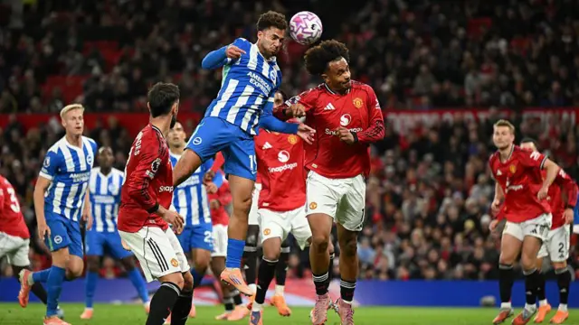 Charalampos Kostoulas scores a goal for Brighton