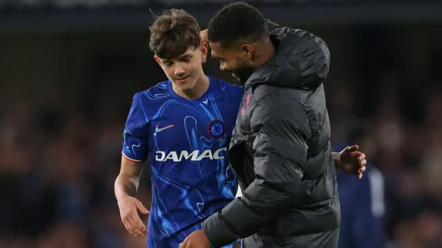 Reece James with Reggie Walsh