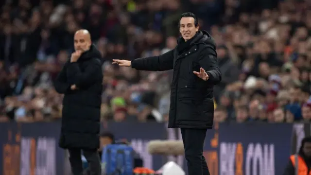 Unai Emery and Pep Guardiola