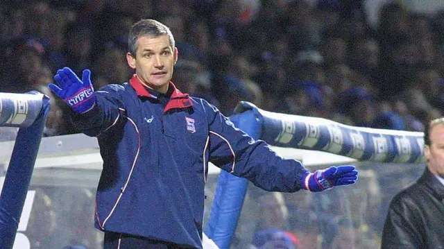 George Burley as Ipswich manager