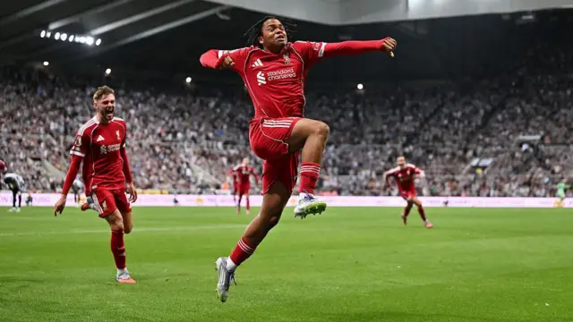 Rio Ngumoha of Liverpool